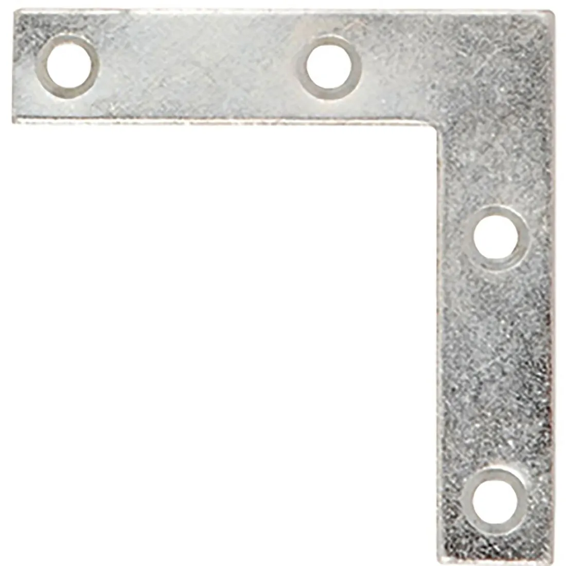 Corner Plate Zinc Plated 75mm PK 6