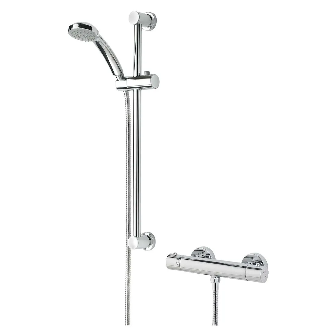 Bristan Frenzy Cool Touch Thermostatic Bar Shower Mixer with Kit