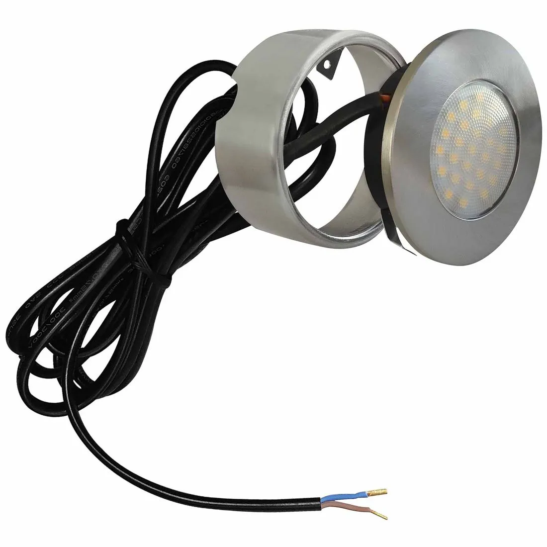 Eterna LED Cabinet Downlight Brushed Nickel