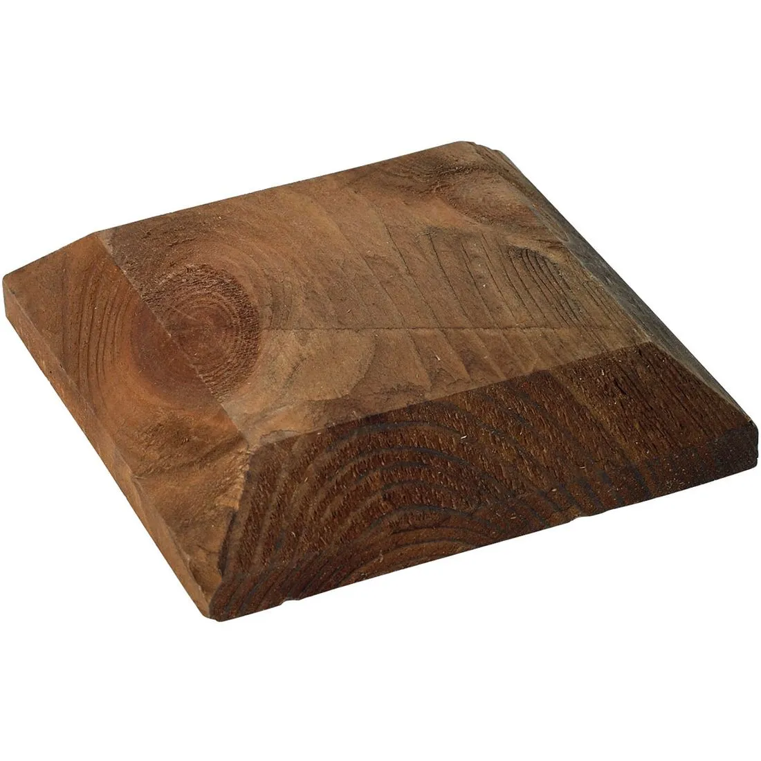Post Cap Dark Brown 125 x 125 x 16mm For 4in Post
