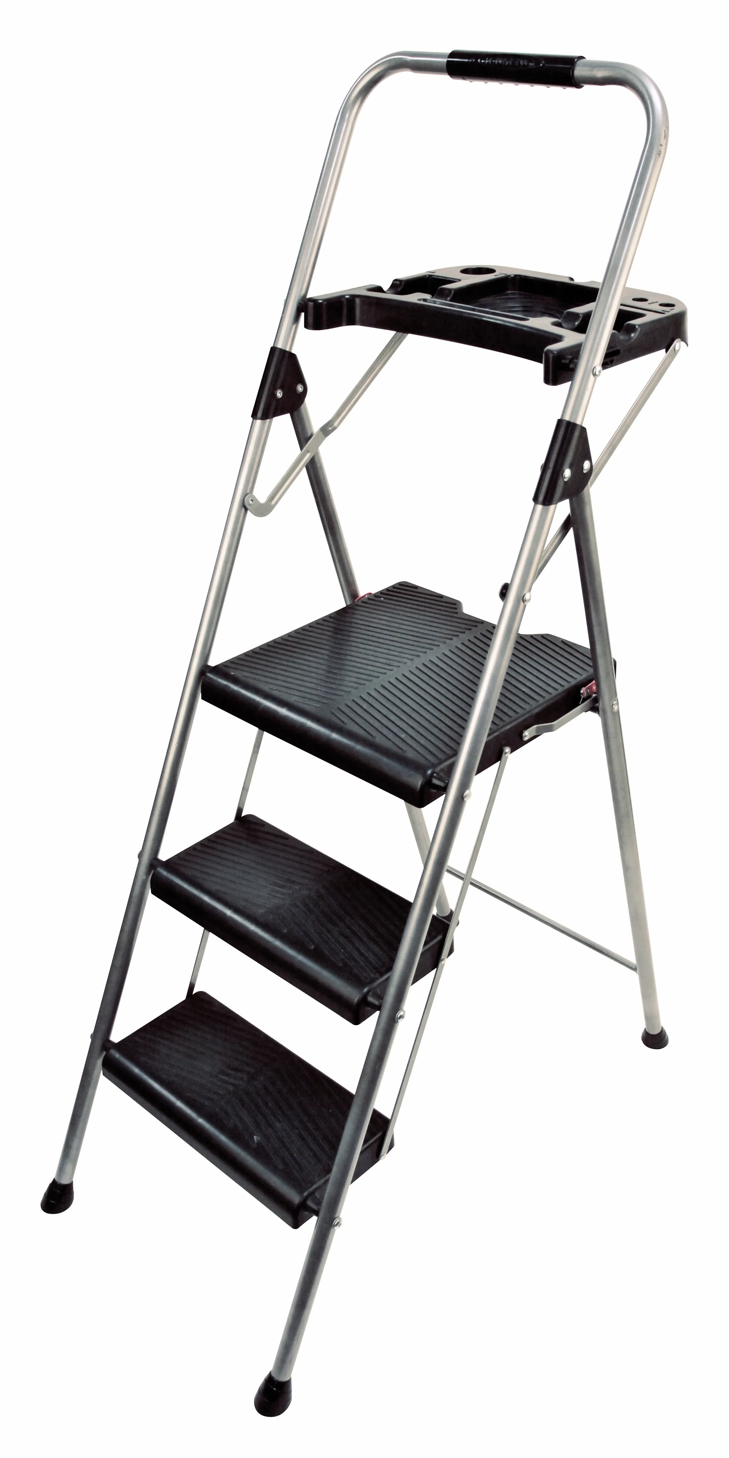 Werner Sure Grip Comfort Step Stool 3 Step with Tool Tray