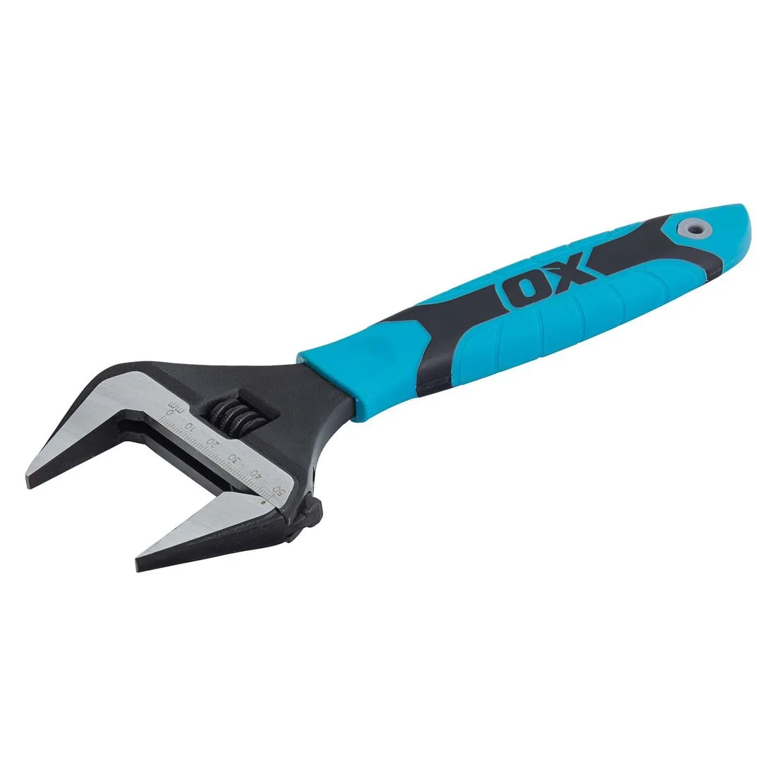 Ox Pro Extra Wide Jaw Adjustable Wrench 10in