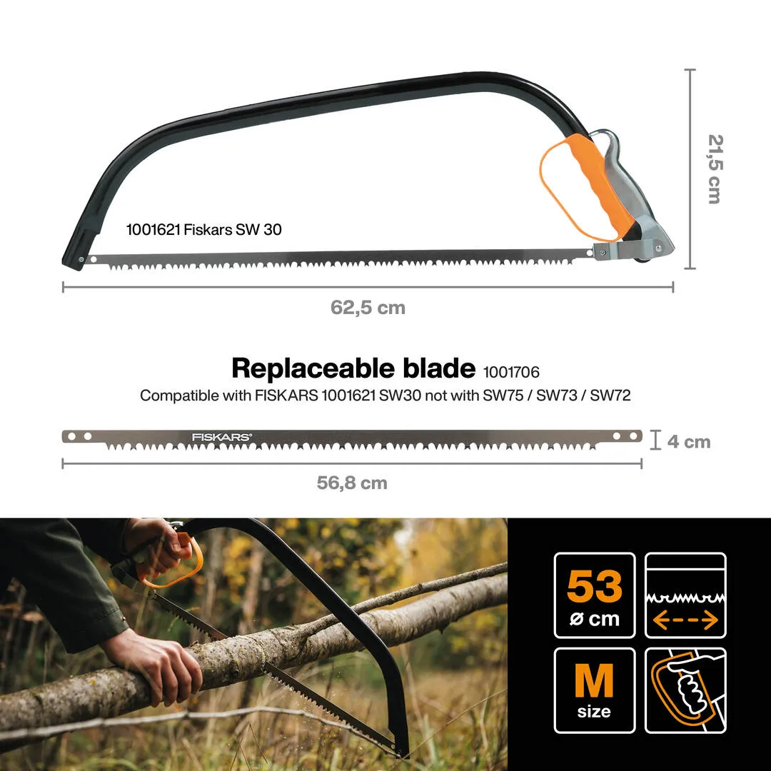 Fiskars Sw30 Bowsaw 530Mm (21In)