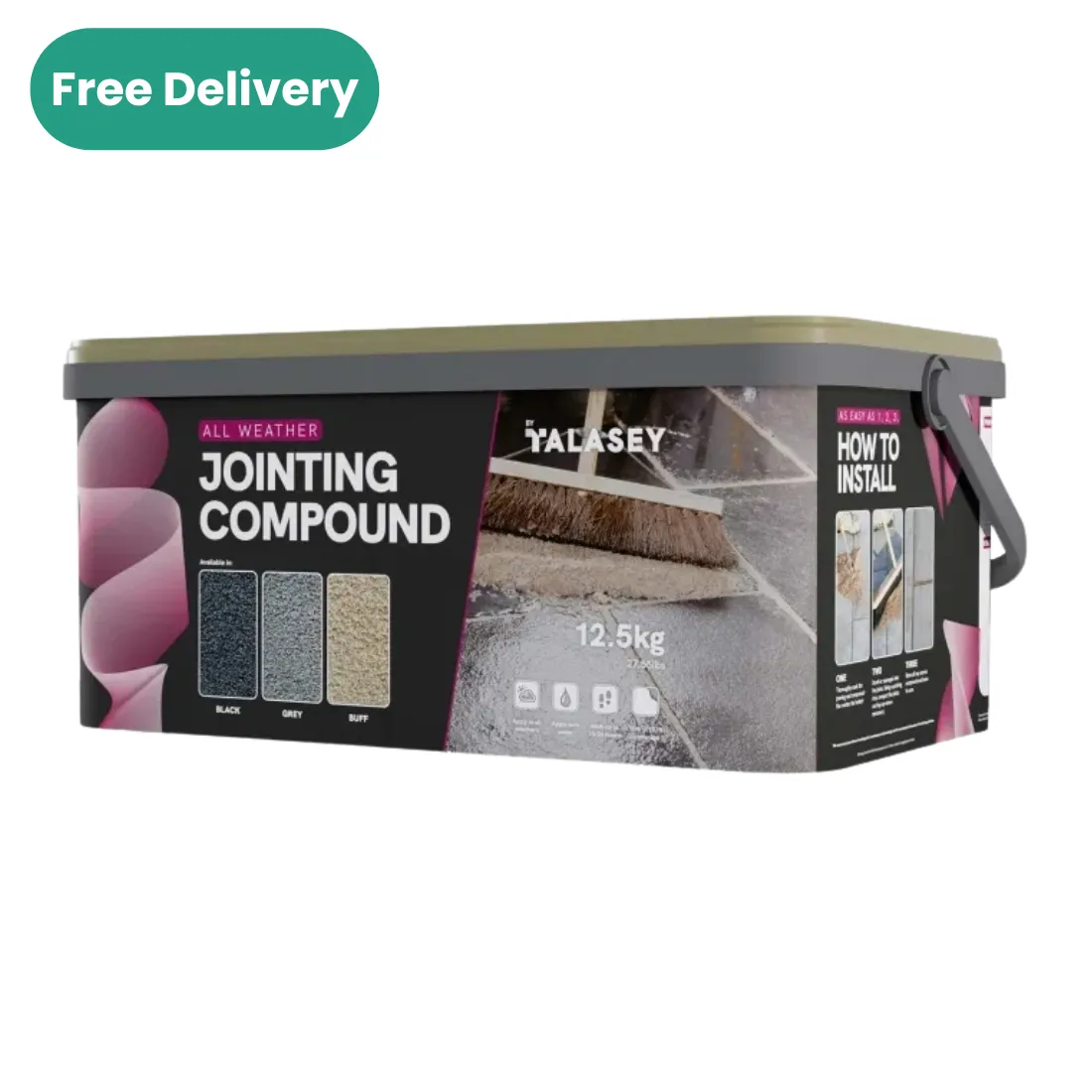 Pavetuf All-Weather Jointing Compound Buff 12.5kg