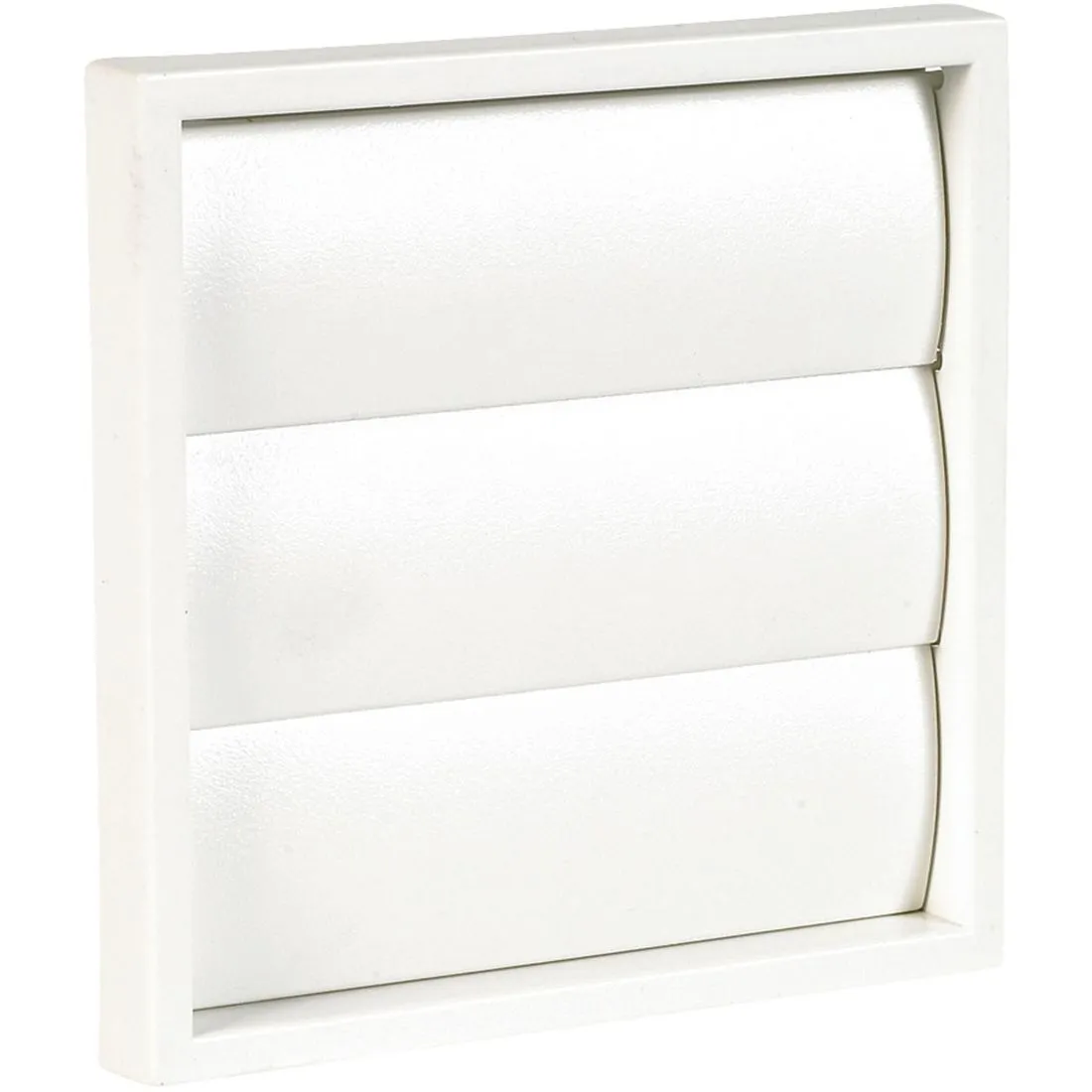Manrose 100mm White Gravity Shutter Dual Duct Fitting
