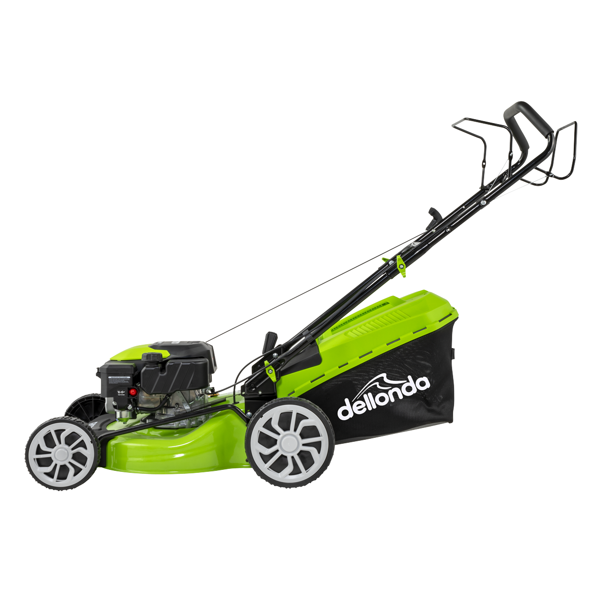 Dellonda Self-Propelled Petrol Lawnmower with Grass Bag 4-Stroke Engine