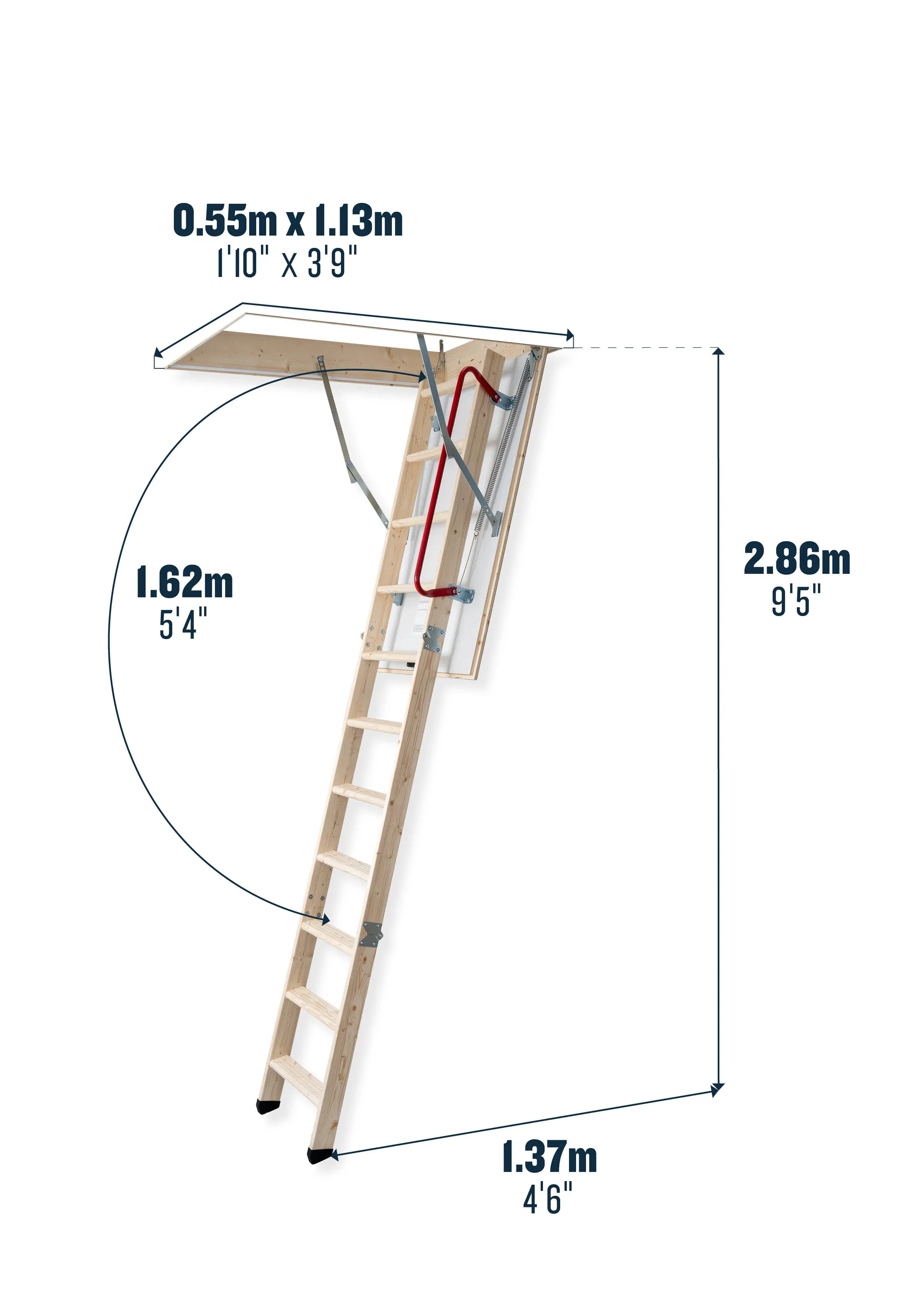 Eco S-Line Loft Ladder