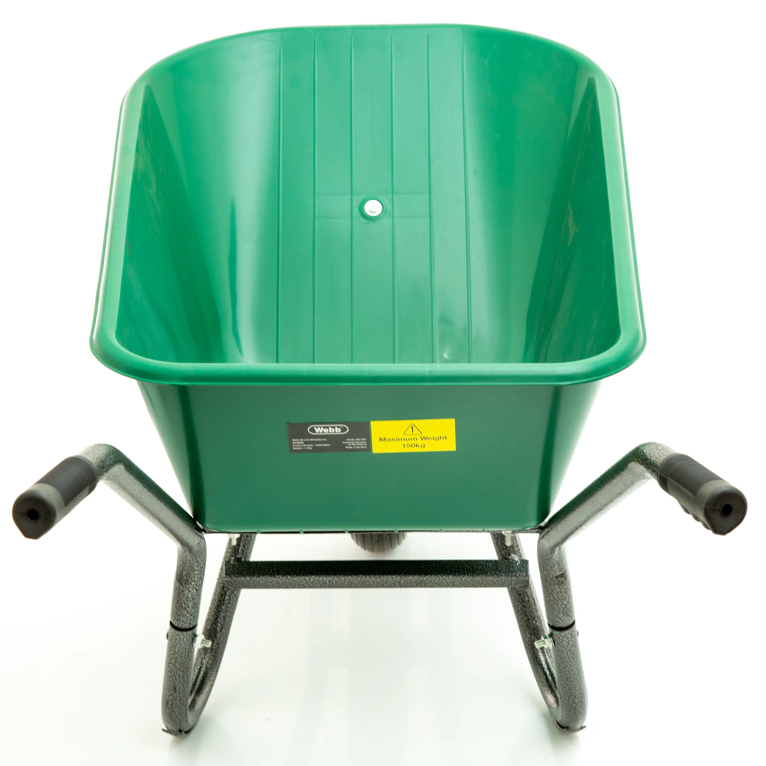 Webb 90L Poly Body Wheelbarrow with Puncture-Proof Wheel