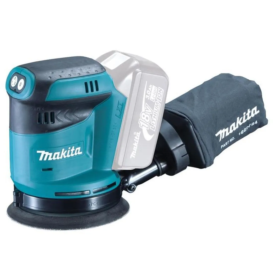 Makita DBO180Z 125mm Random Orbital Sander 18V Bare Unit