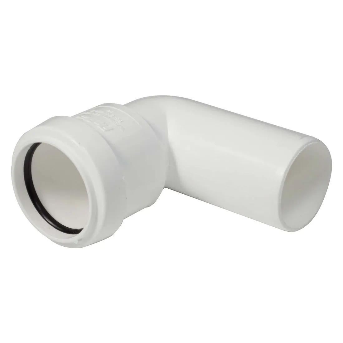 FloPlast 40mm White Push Fit 90 Degree Conversion Bend