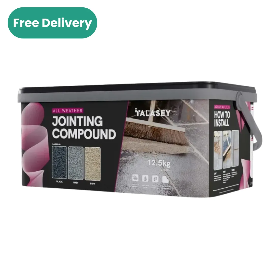 Pavetuf All-Weather Jointing Compound Black 12.5kg