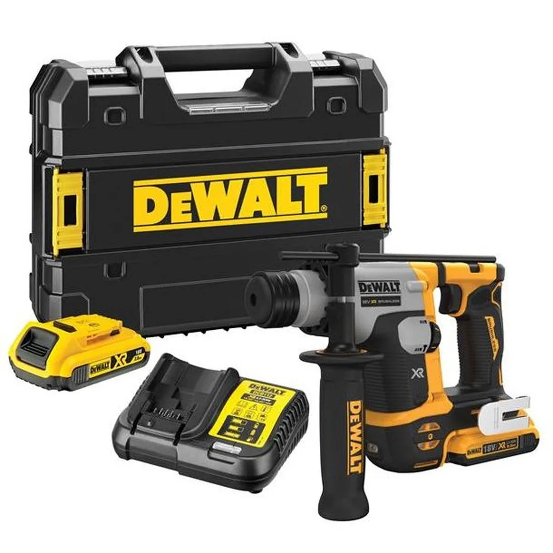 DEWALT DCH172D2 Ultra-Compact XR SDS Plus Rotary Hammer 18V 2 x 2.0Ah Li-ion