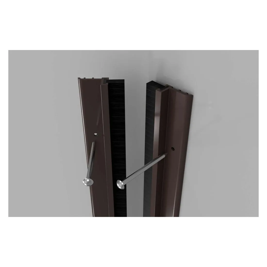 Stormguard Slikseal Around Door Seal Brown