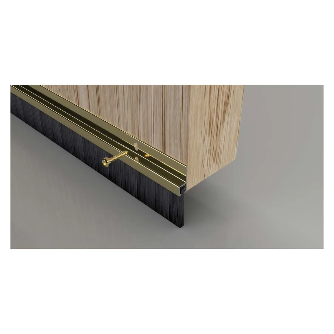 Stormguard Brush Bottom Door Seal 914mm Gold