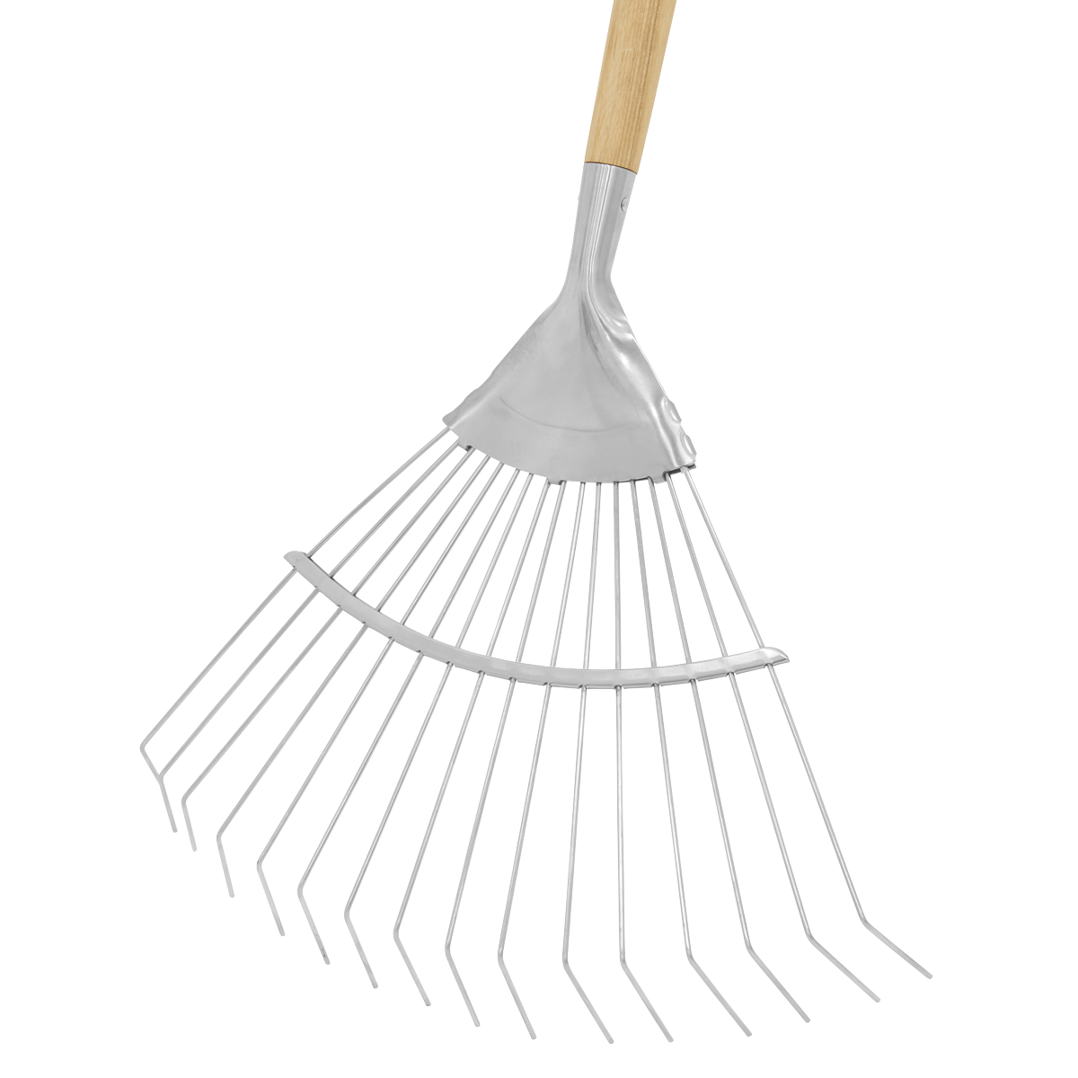 Premier Lawn Rake with Long Ash Handle & Stainless Steel Tines
