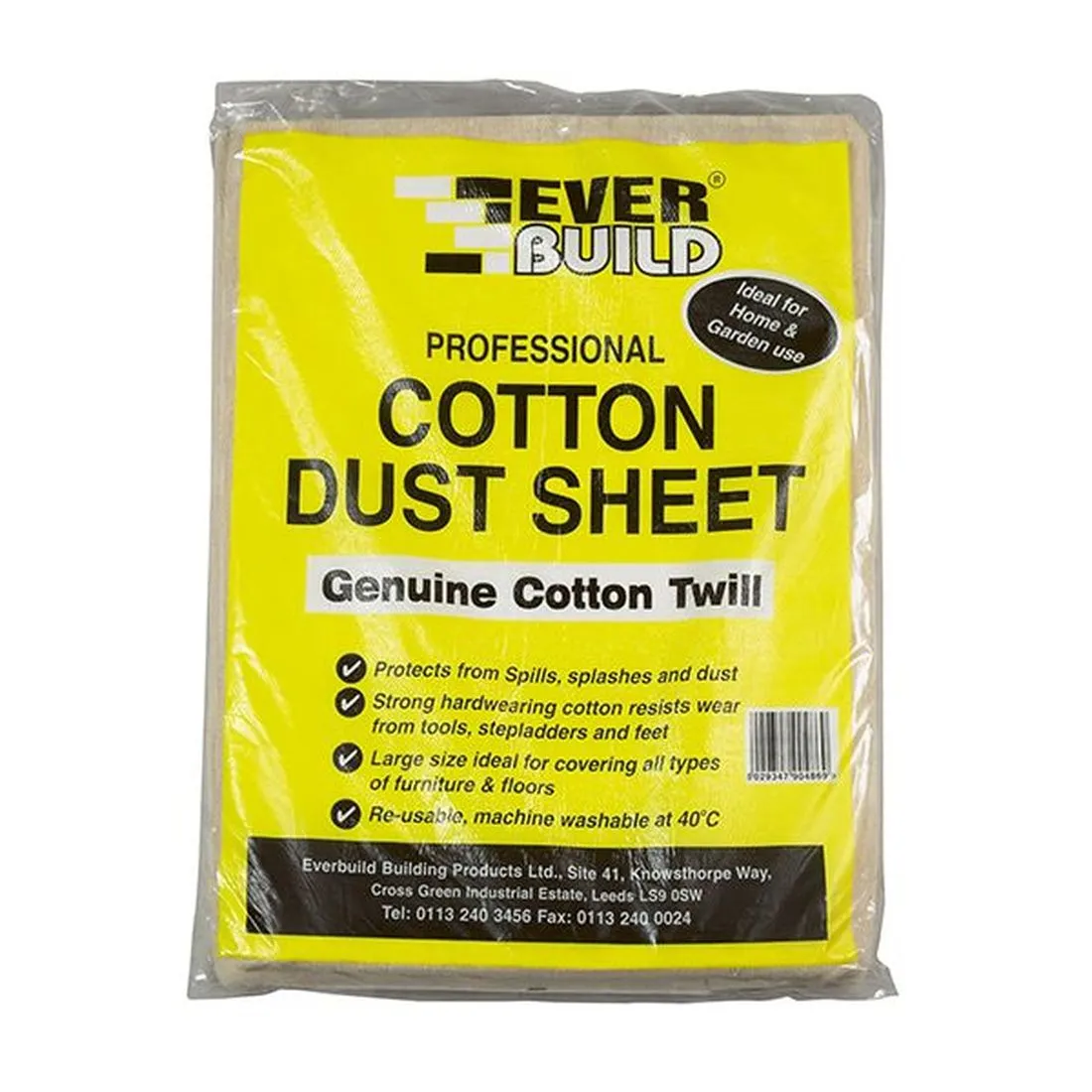 Cotton Dust Sheet 3.6 x 2.7m