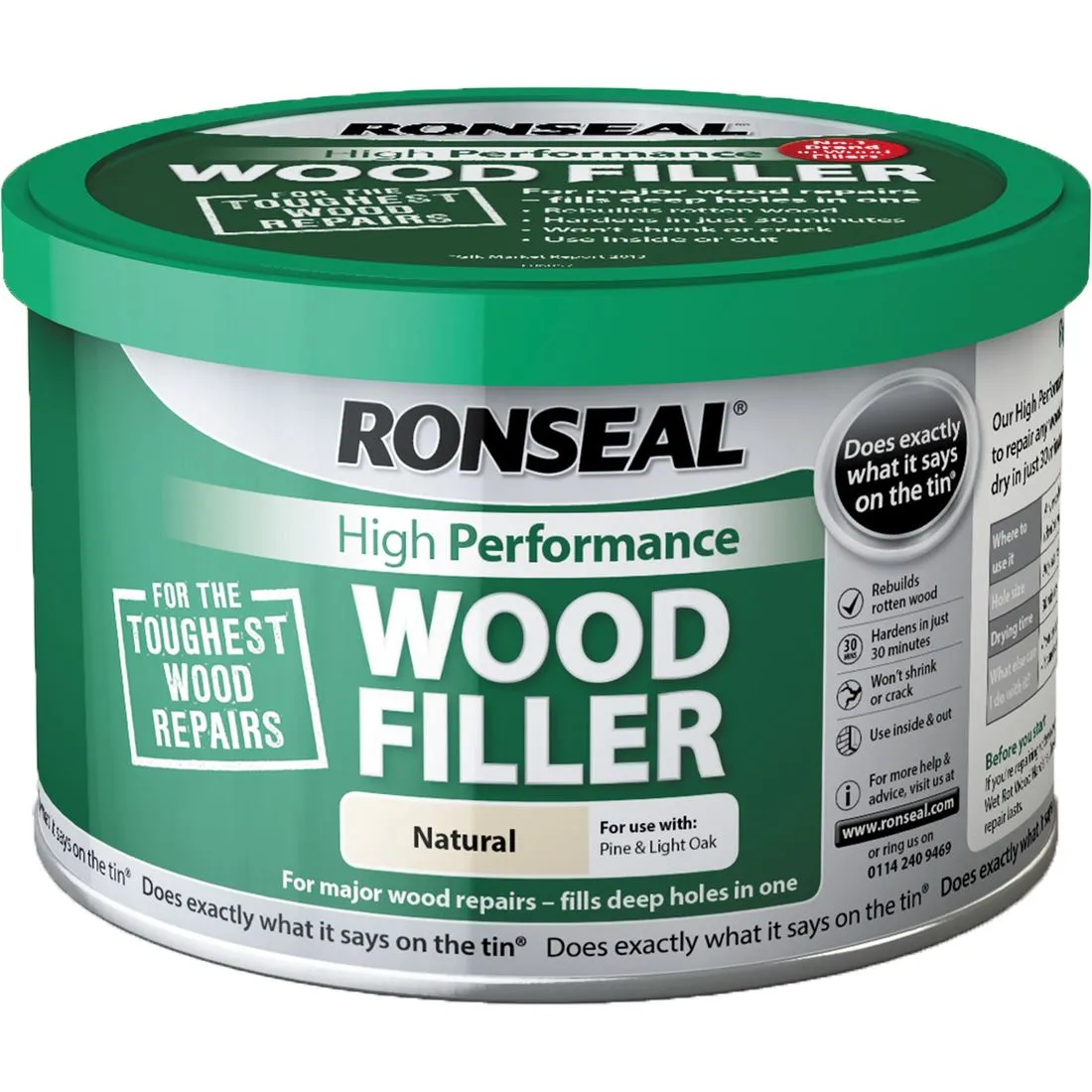 Ronseal High Performance Wood Filler Natural 275g