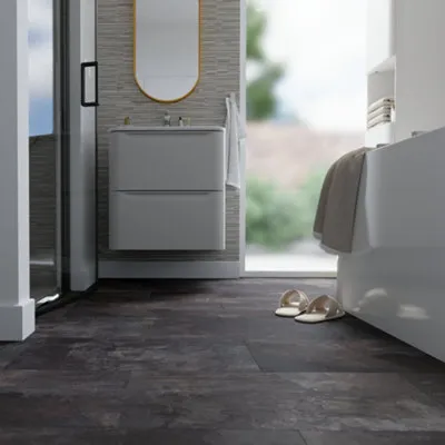 Slate Black Natural Slate Effect Structured Laminate Flooring 1.86m²