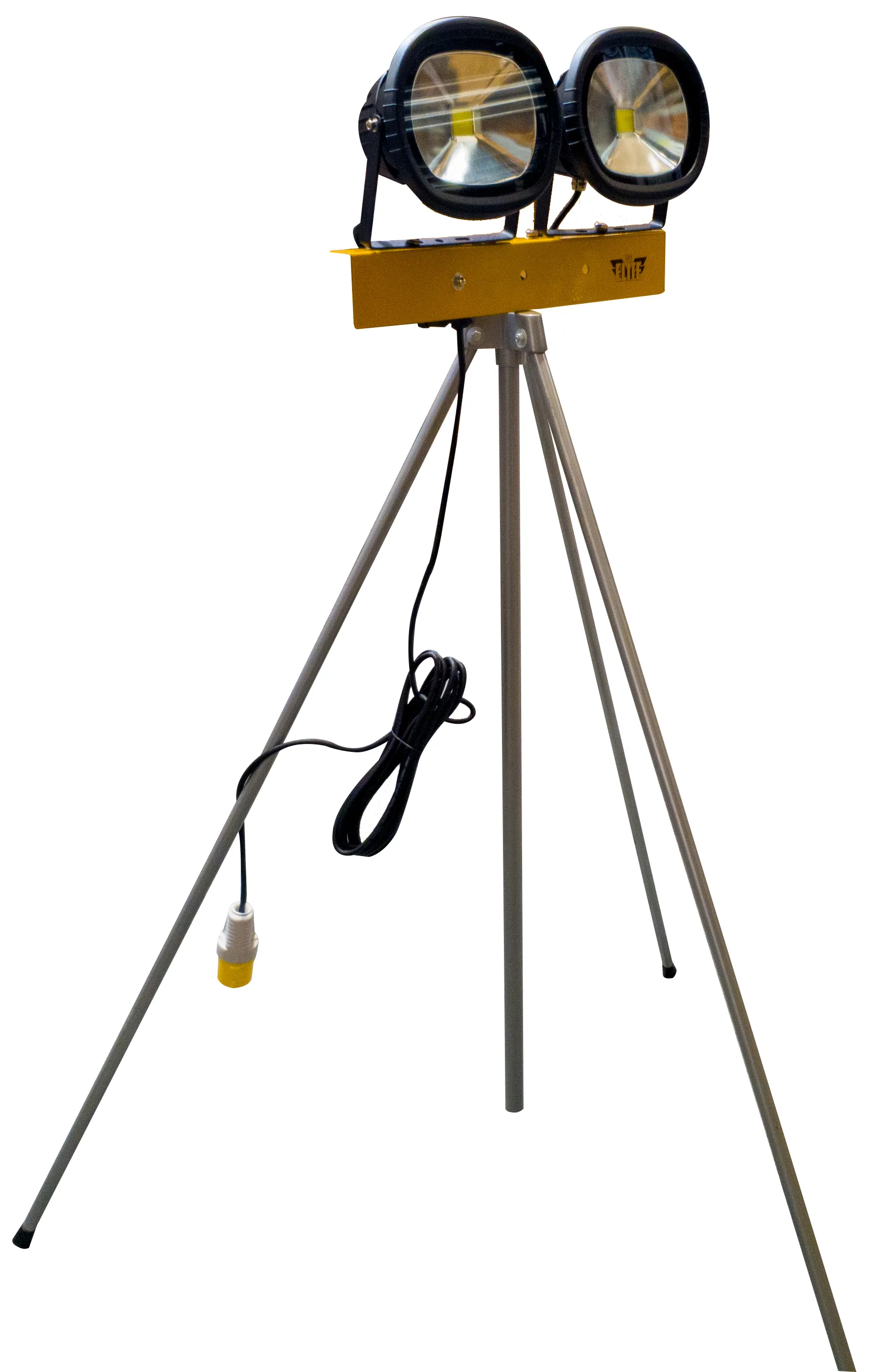 Elite 110 Volt LED 2 x 5500 Lumens Double Head Site Light with Tripod Stand LED35WSLTPDH