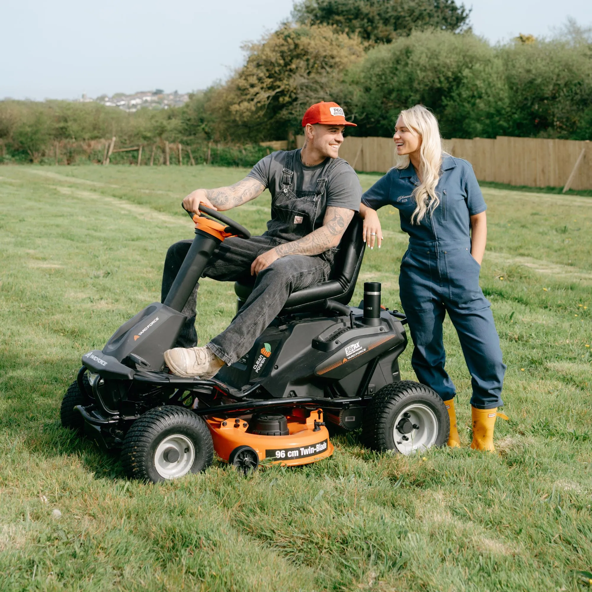 Yard Force ProRider E559 Battery Powered Ride-On Lawnmower