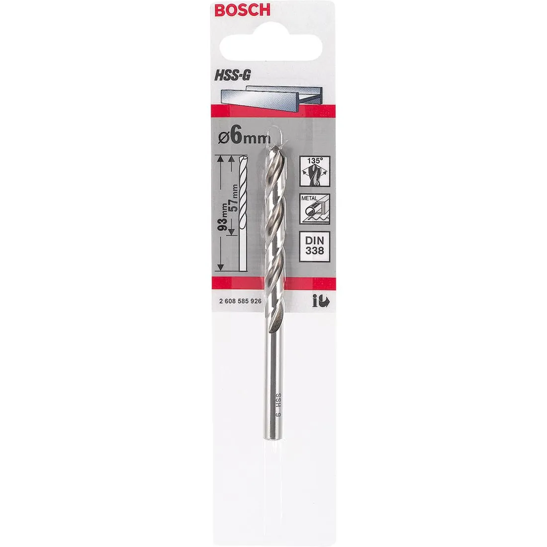 HSS-G Drill Bit 6mm