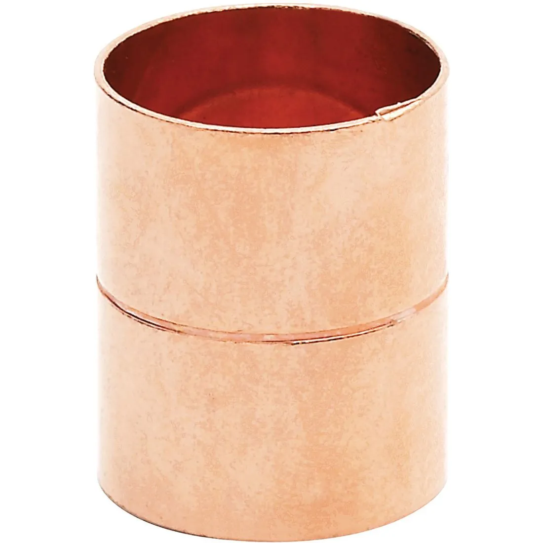 End Feed Straight Coupler Copper Pk10
