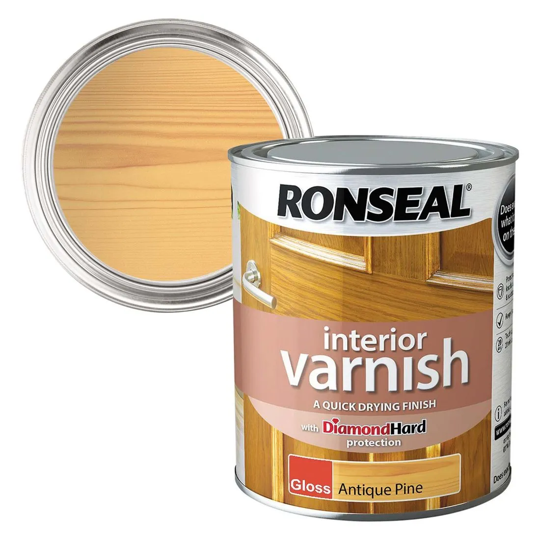 Ronseal Interior Varnish Antique Pine Gloss 750ml