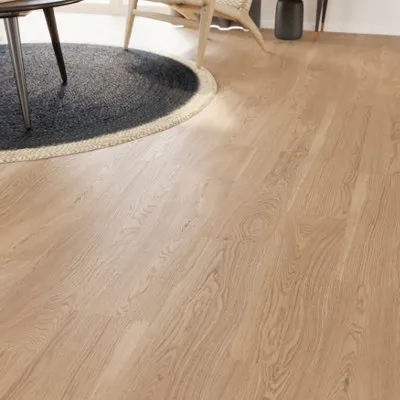 Lulea Modern Natural Oak Engineered Real Wood Top Layer Flooring 2.05m²