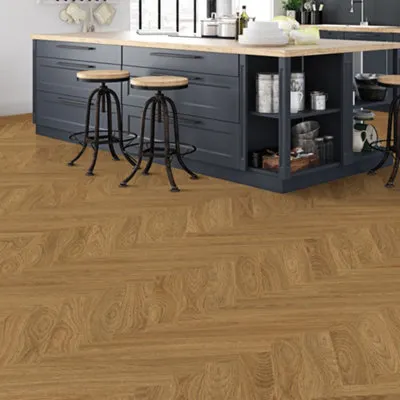 Kraus Weaveley Light Oak Effect Embossed Herringbone LVT 2.34m²