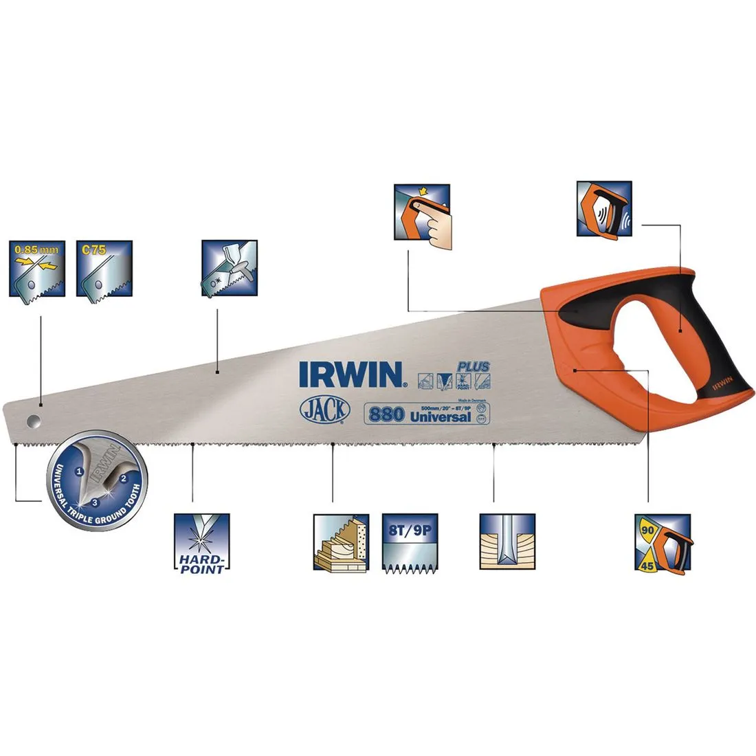 Irwin Jacksaw 880 Universal Panel Saw 20in 500mm