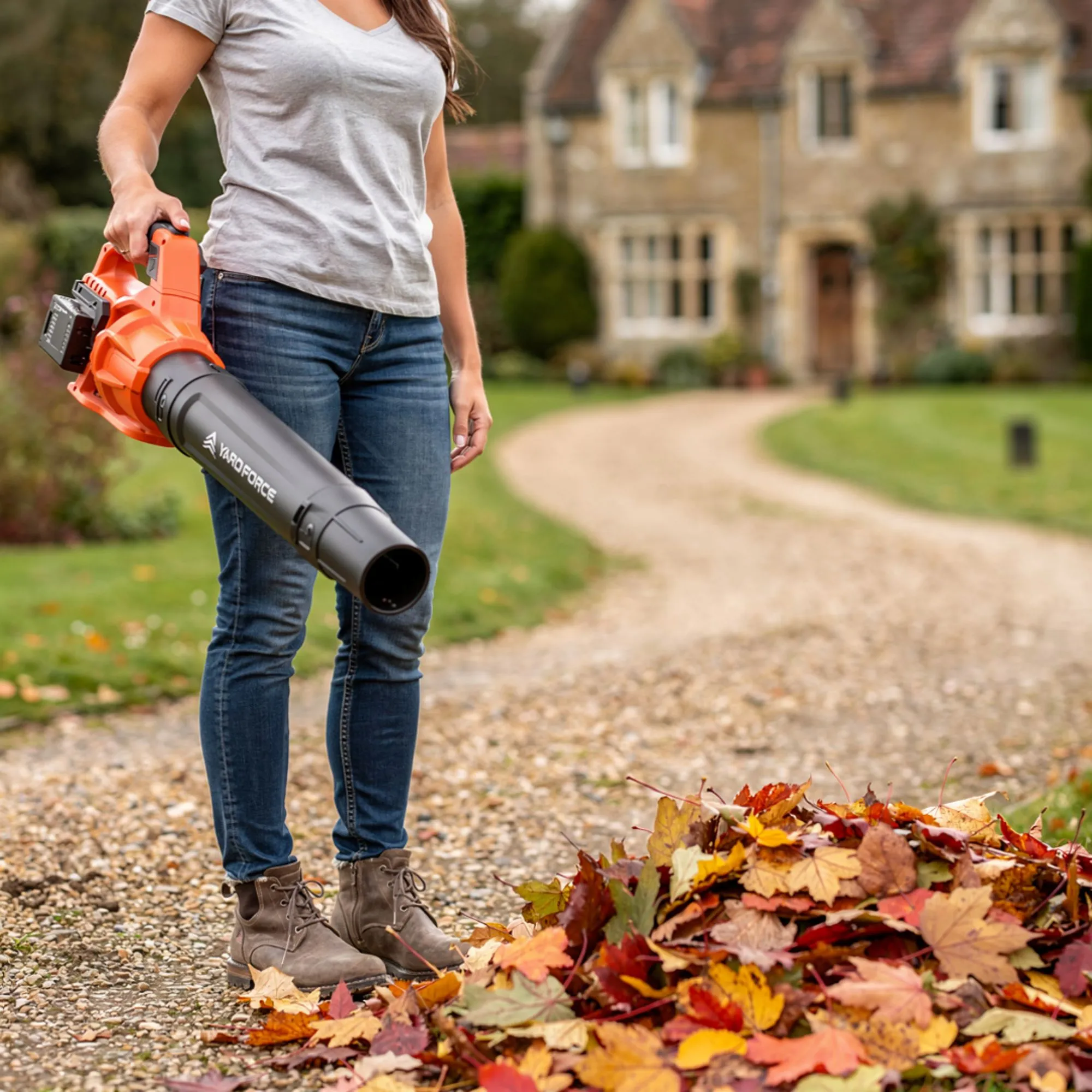 Yard Force 40V (2x20V) Cordless Brushless Leaf Blower