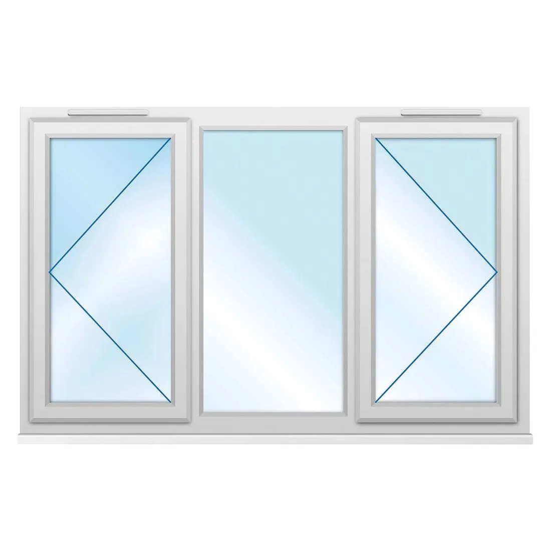 uPVC Window Clear Glazed 1770 x 1040mm