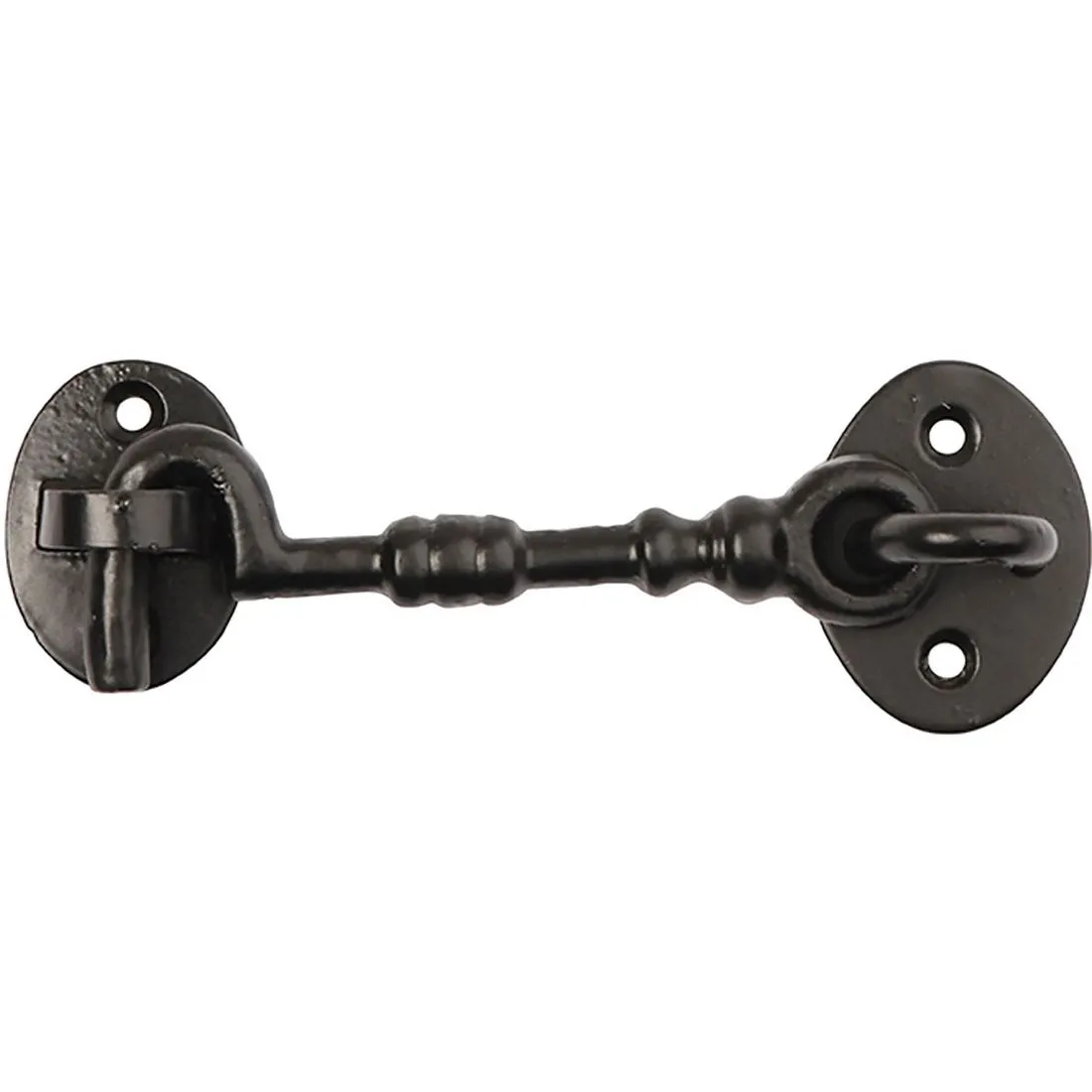 Cabin Hook Black Japanned 102mm