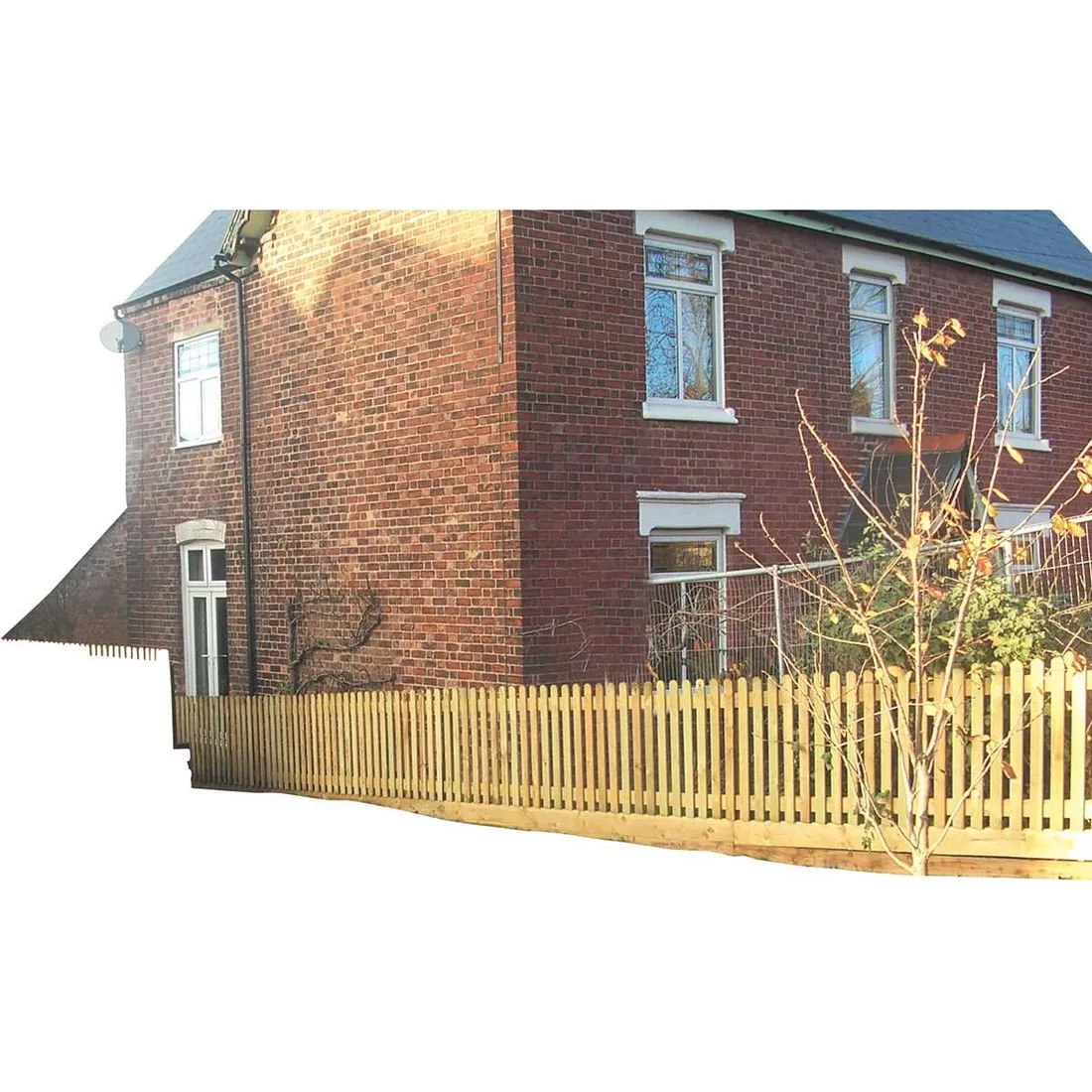 Wicket Fence Panel Rounded Top 1828 x 900mm 6' x 3'