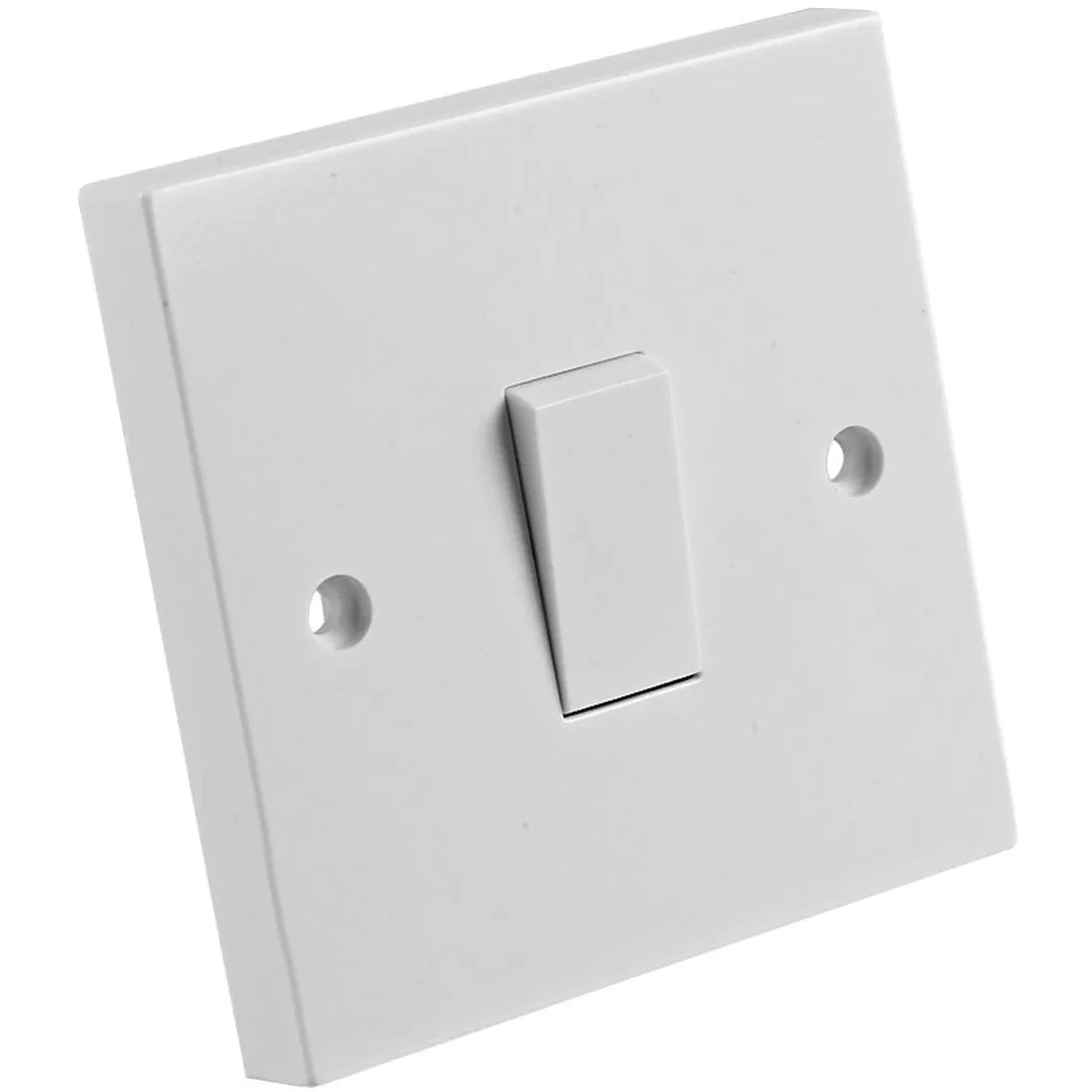 1 Gang 1 Way Switch White 10Amp