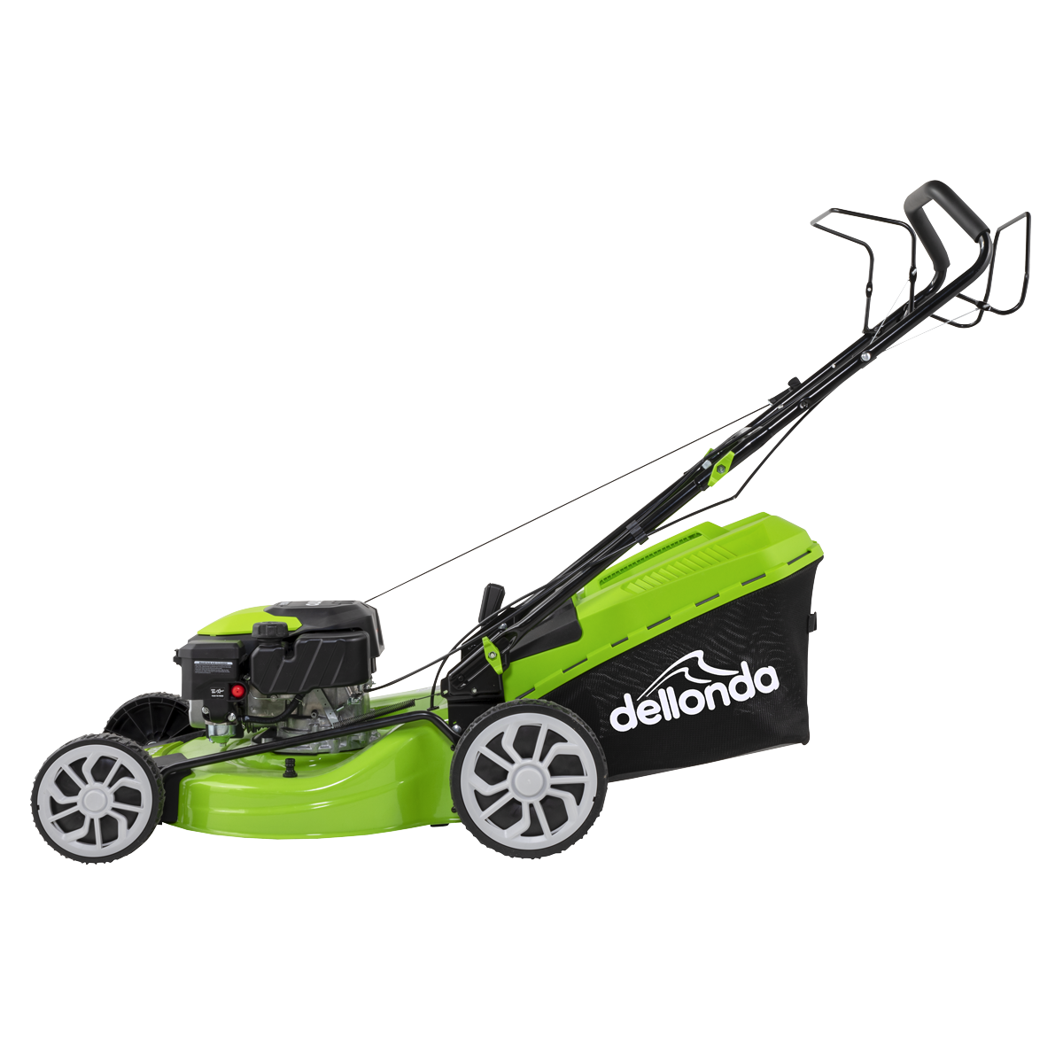 Dellonda Self-Propelled Petrol Lawnmower with Grass Bag 4-Stroke Engine