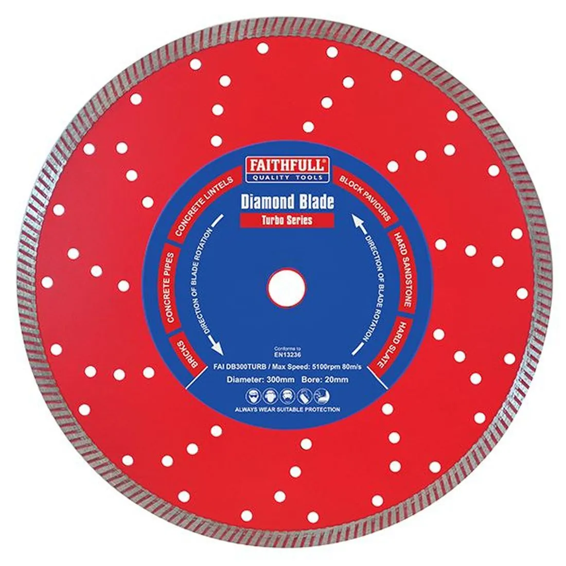 Faithfull Turbo Cut Diamond Blade