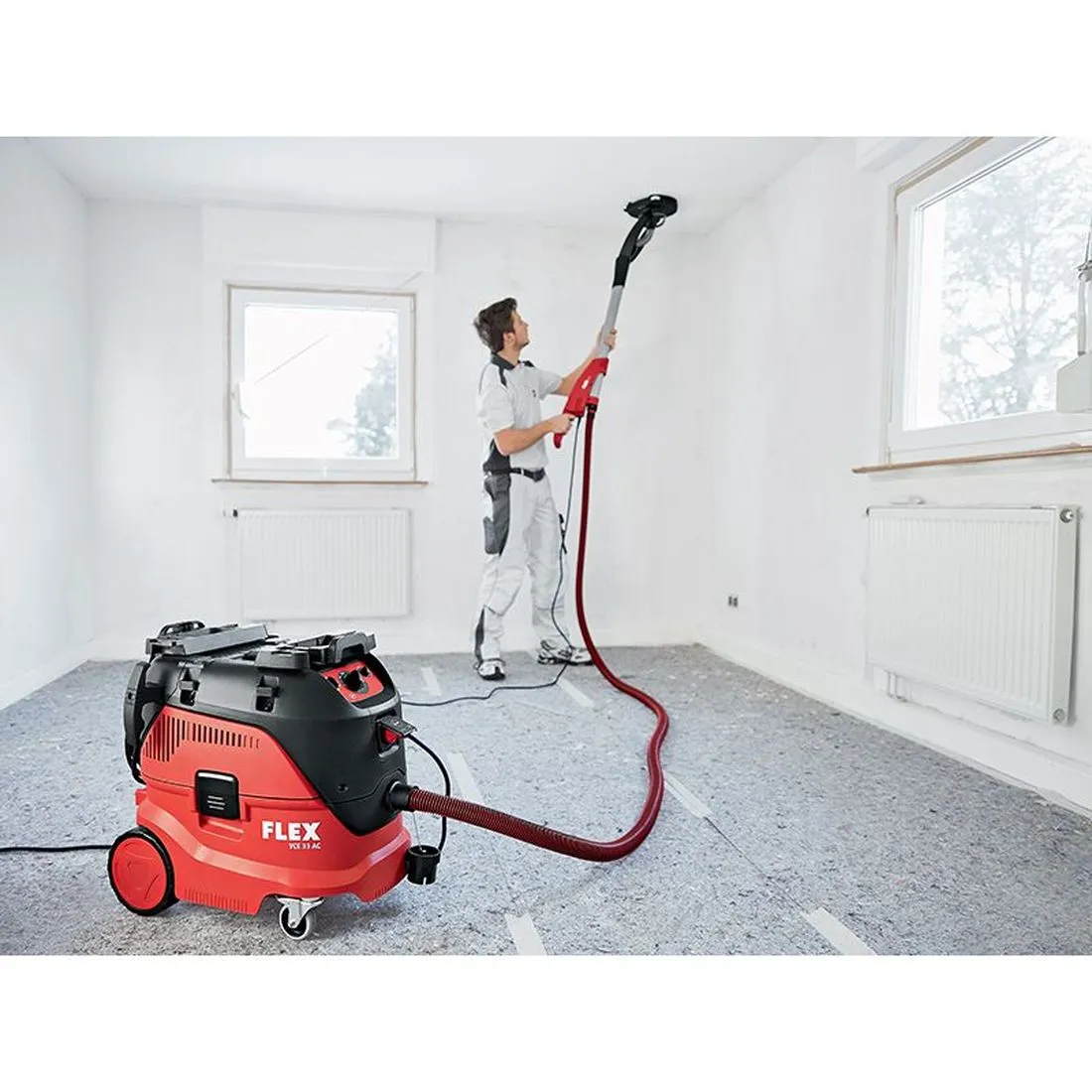 FLEX VCE 33 M AC Vacuum Cleaner M-Class with Power Take Off 1400W 110V
