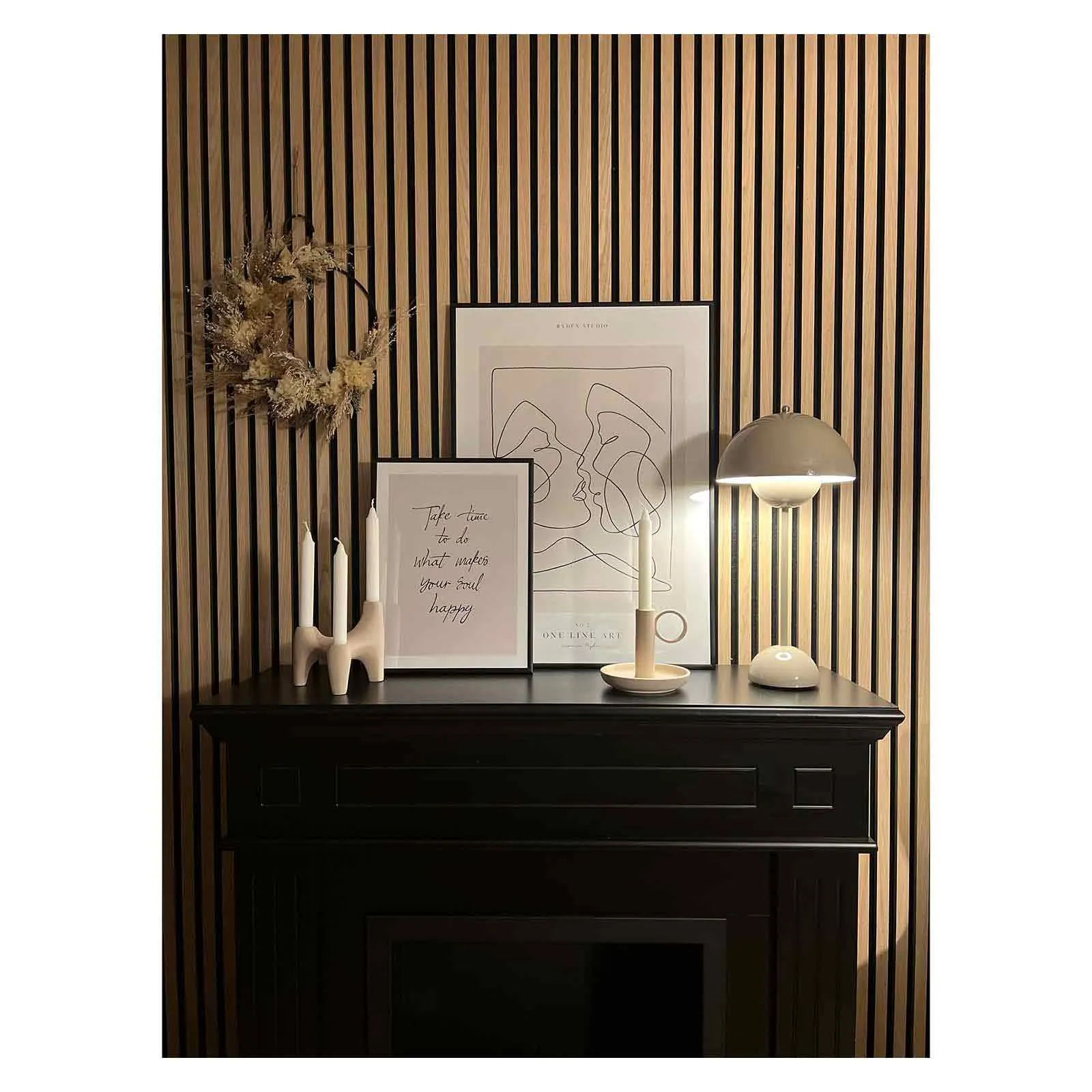 Premium Light Oak Acoustic Panel 2440 x 605 x 22mm