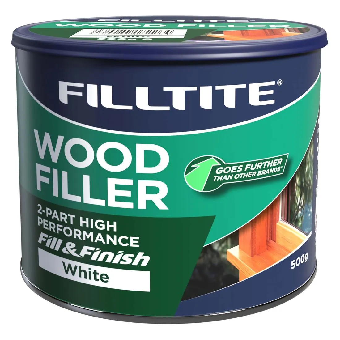 Filltite 2 Part White Wood Filler 500g