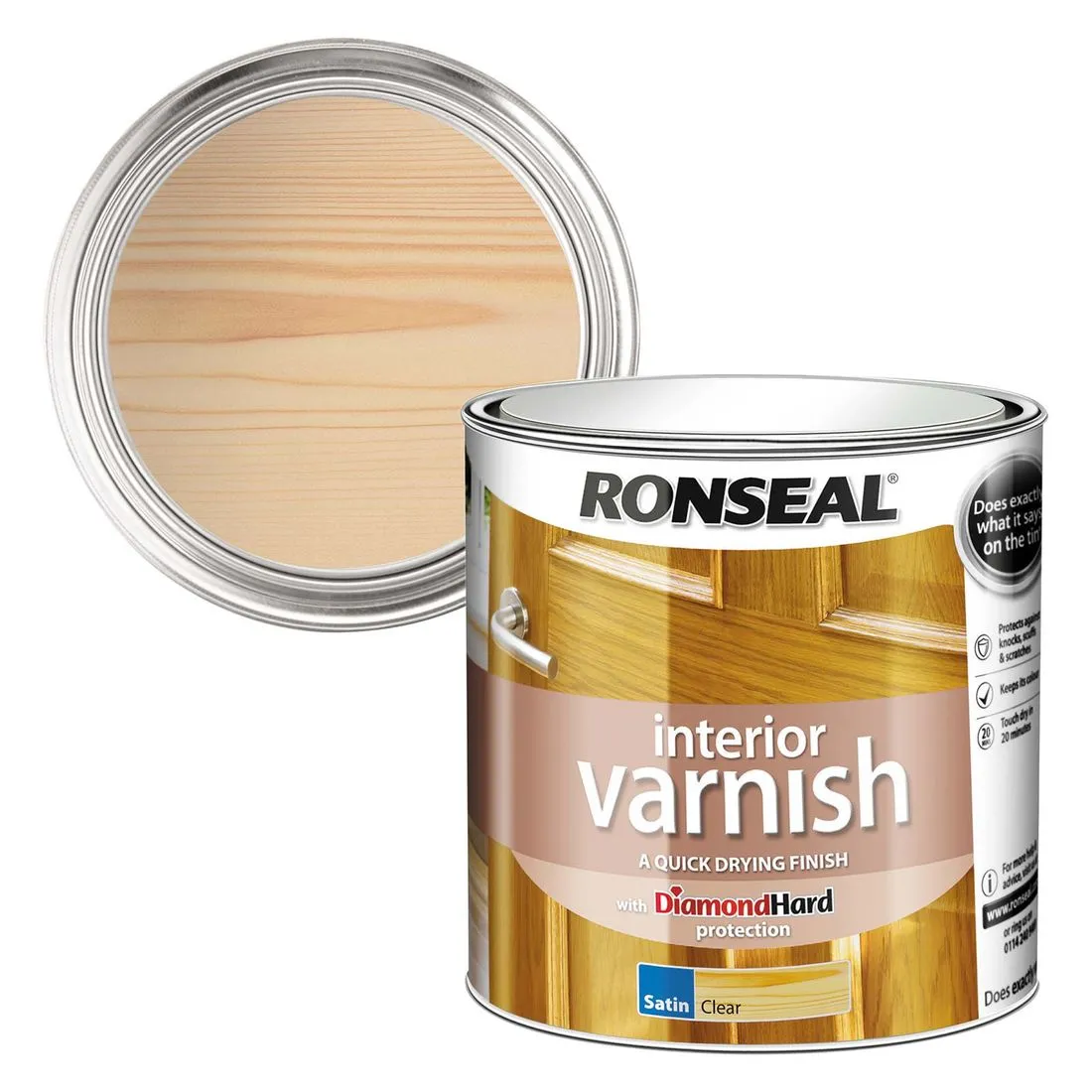 Ronseal Interior Varnish Clear Satin