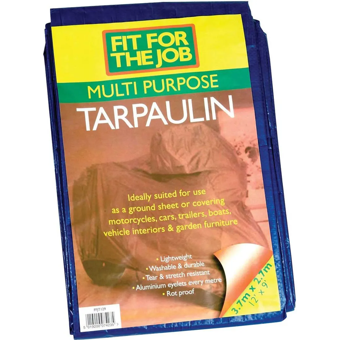 Tarpaulin 3.6 x 2.7m 12' x 9'