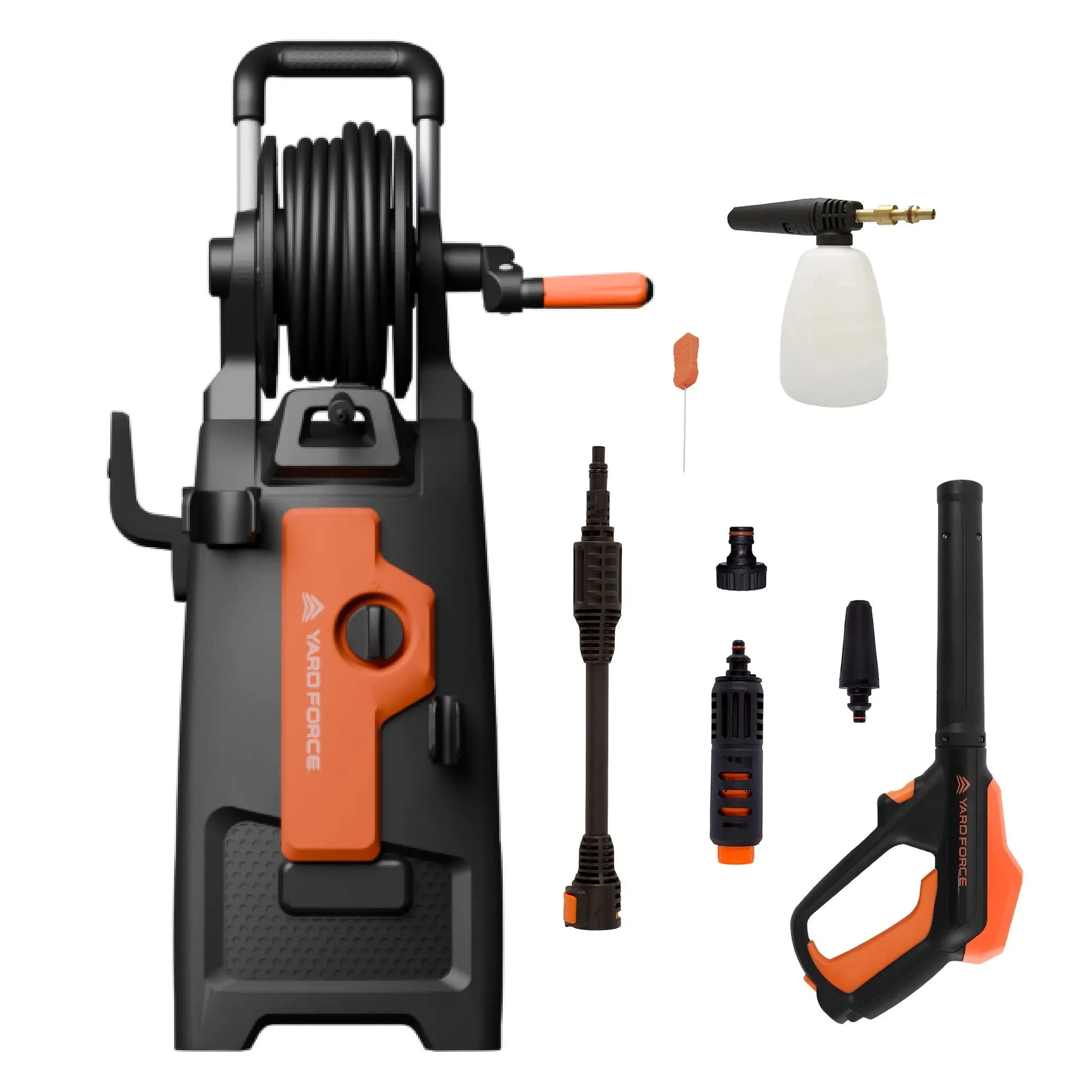 Yard Force 2200W High Pressure Washer 165 Bar 450L/h Flow Rate 6m Hose