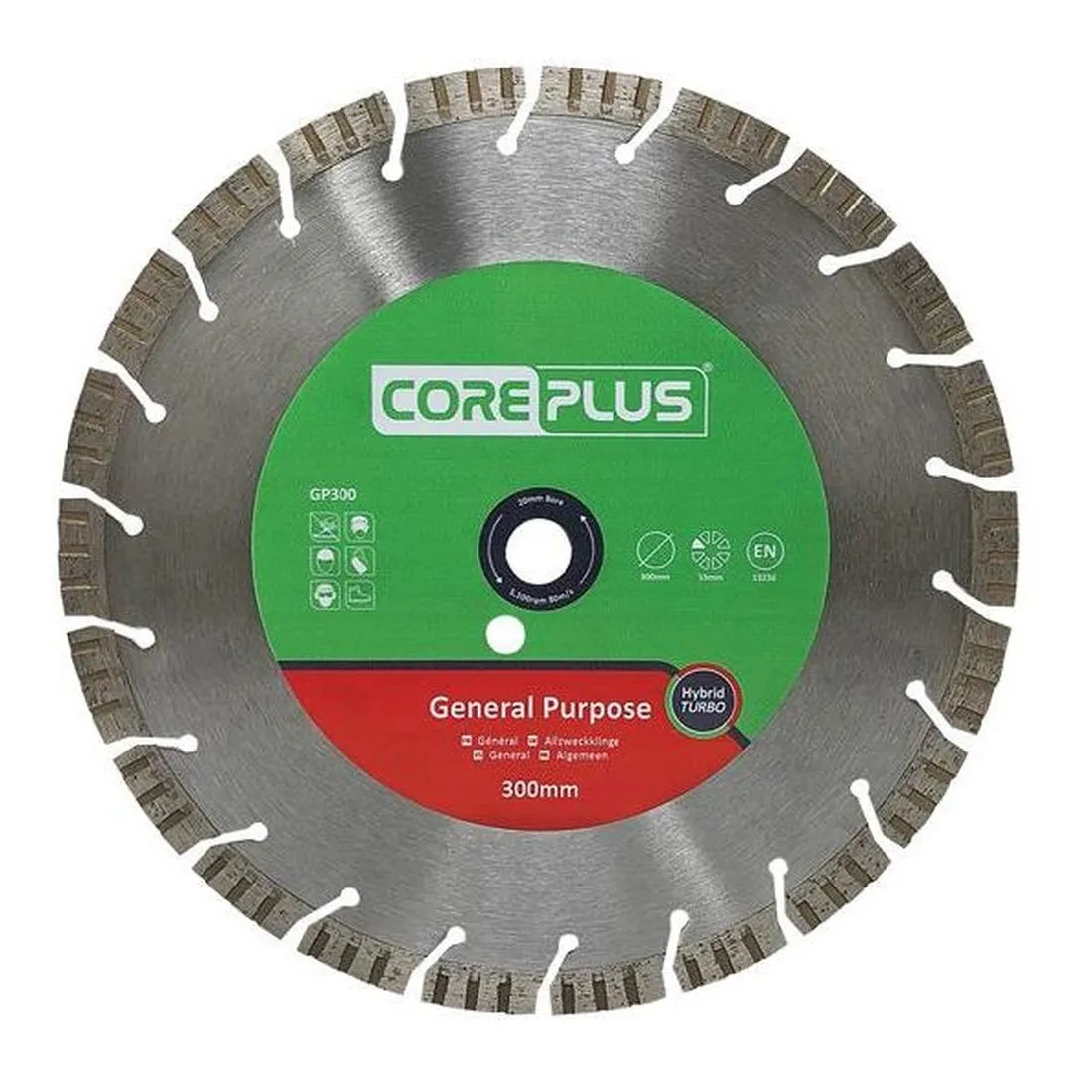 CorePlus General-Purpose Hybrid Turbo Diamond Blade