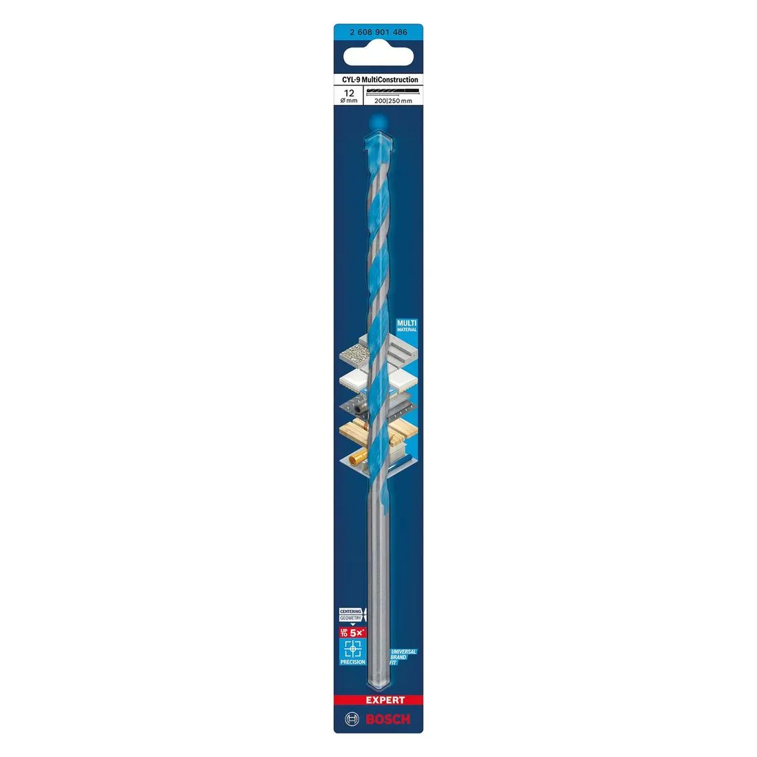 Bosch Expert Multi Construction Bit 12 x 250mm