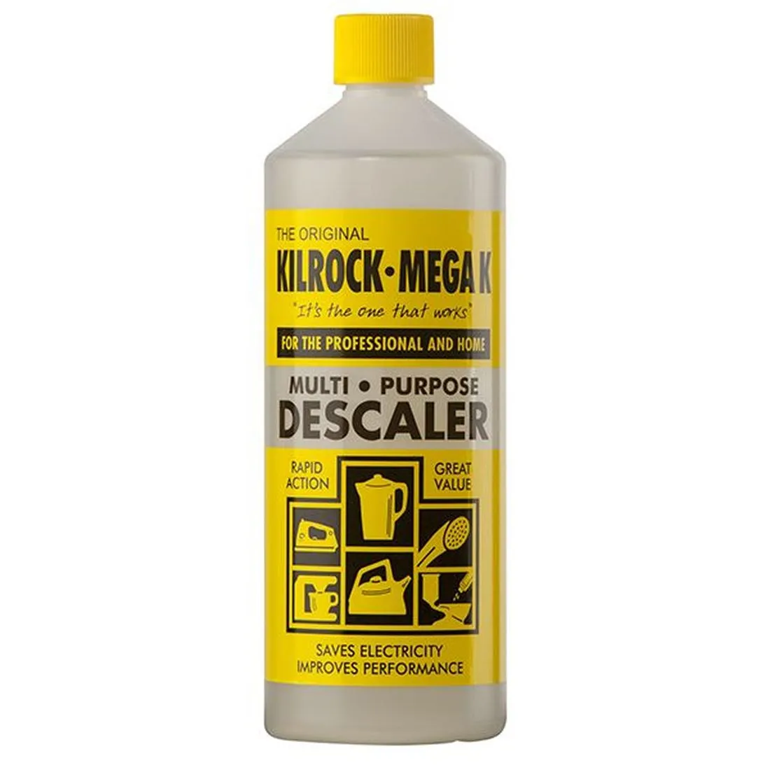 Kilrock Kilrock-Mega K Multi-Purpose Descaler 1 litre (12 Dose Bottle)