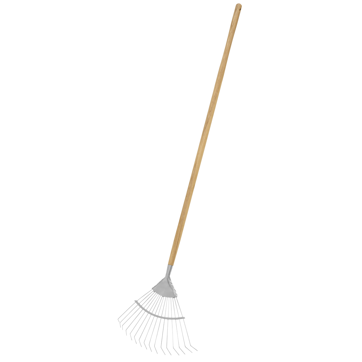 Premier Lawn Rake with Long Ash Handle & Stainless Steel Tines