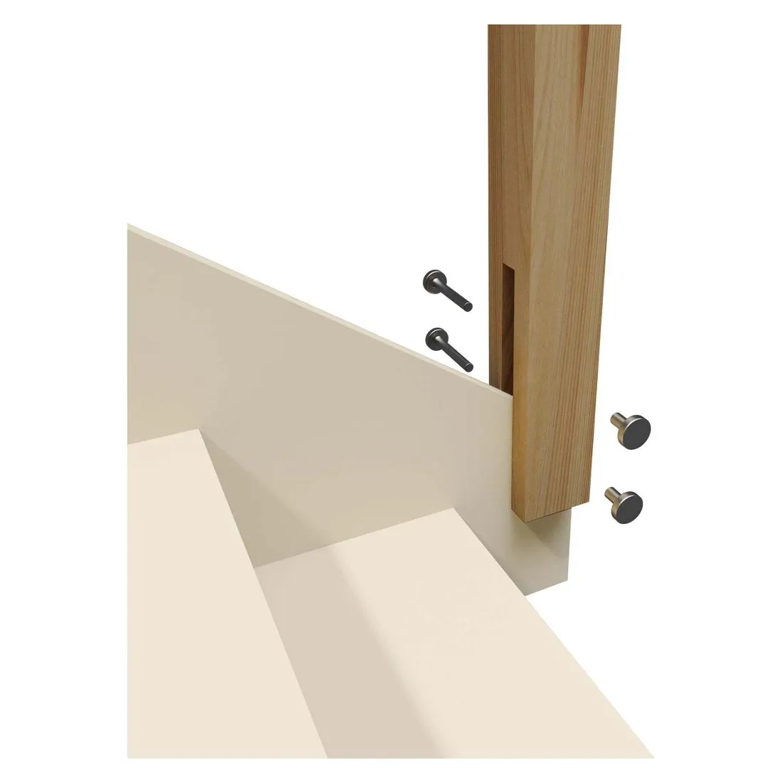 Kwikstairs Short Newel Post