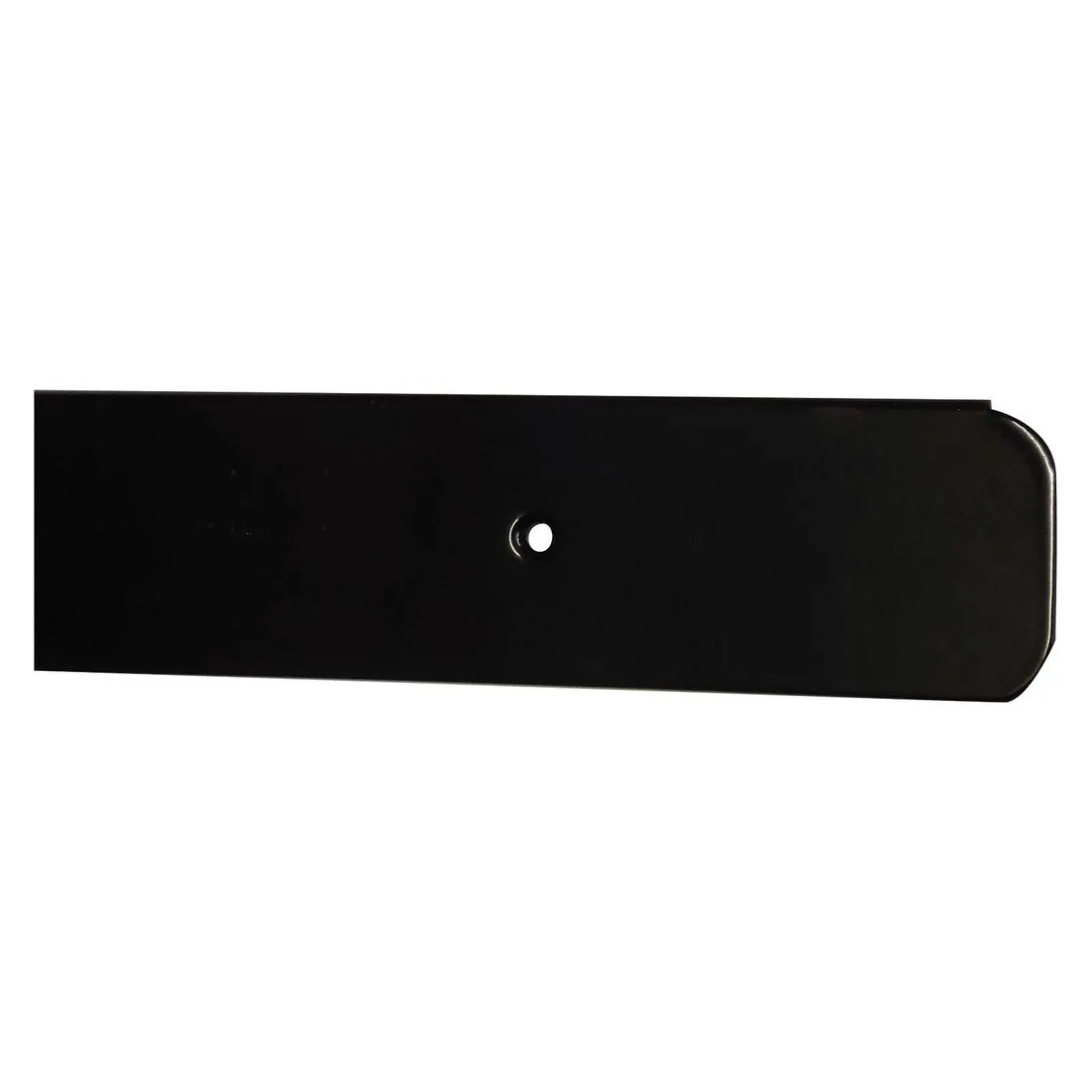Worktop End Trim Black 40mm With 10mm Radius
