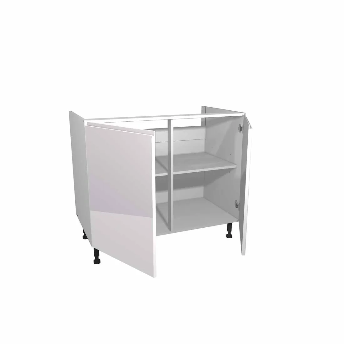 Capri White 1000mm Base Unit